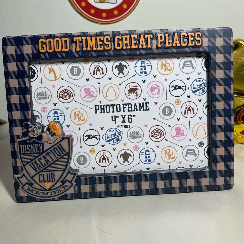 Disney Vacation Club Good Times Great Places Photo Frame